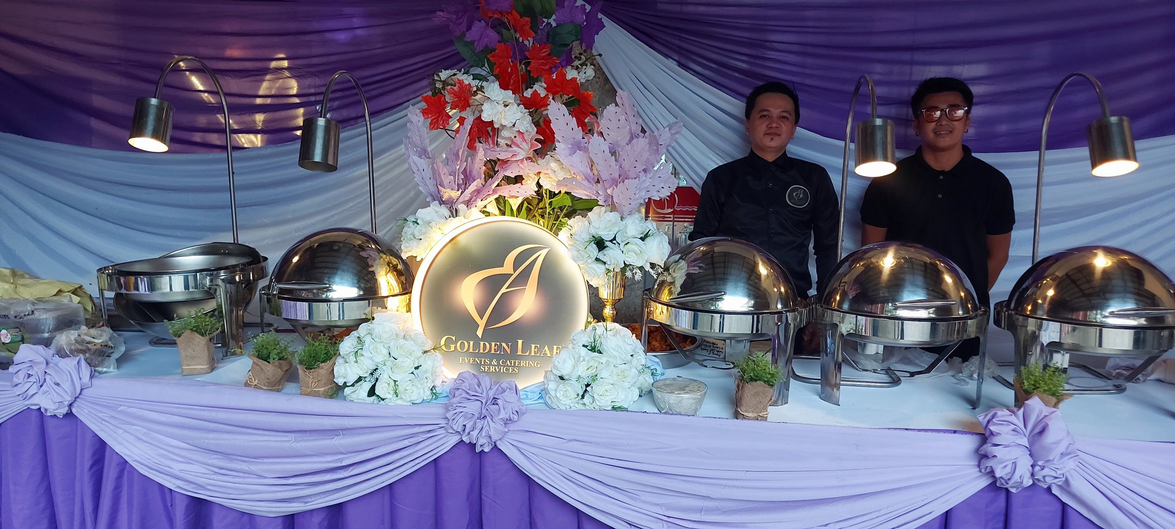 Buffet with LED Wall